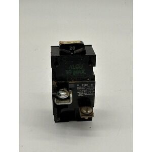 Bulldog P120, 20 Amp, 120 Volt, 1 Pole Pushmatic Circuit Breaker